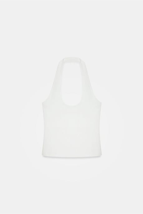 Halternekkostuum Cut-Out Slim Fit Blouse - Image 5