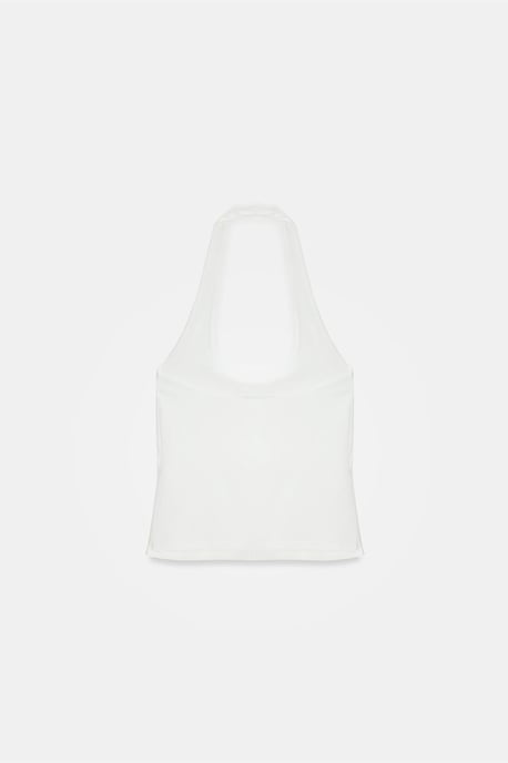 Halternekkostuum Cut-Out Slim Fit Blouse - Image 6