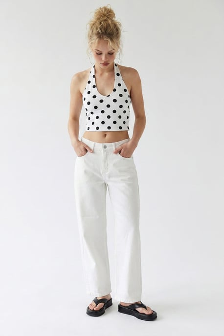 Hoge Taille Wijde Denim Jeans - Image 2