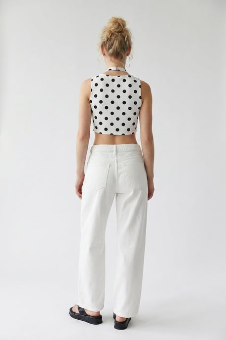 Hoge Taille Wijde Denim Jeans - Image 6