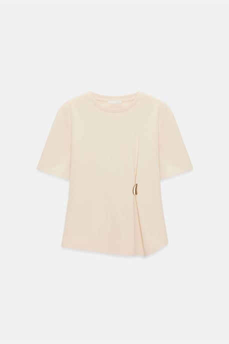 Dames T-shirt met ronde hals en korte mouwen - Image 4