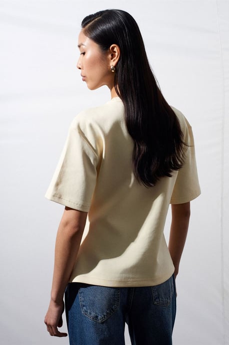 Dames T-shirt met ronde hals en korte mouwen - Image 2