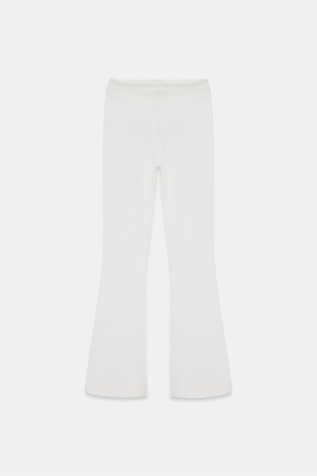 Mid-Waist Flare Jersey Broek met Touwtje - Image 6