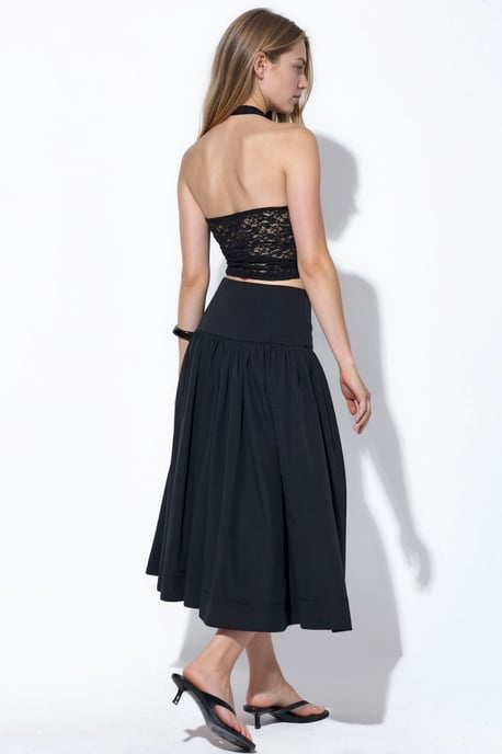 Hoge Taille A-Lijn Midi Rok - Image 3