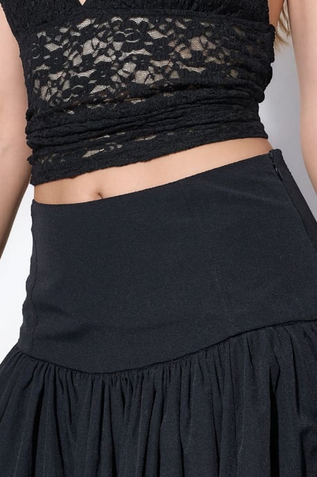 Hoge Taille A-Lijn Midi Rok - Image 4
