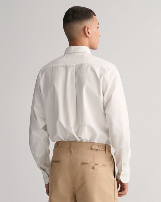GANT Mens Regular Fit Long Sleeve Oxford Shirt - Image 2