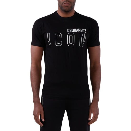 Dsquared2 Icon Outline Logo Zwart T-shirt - Image 3