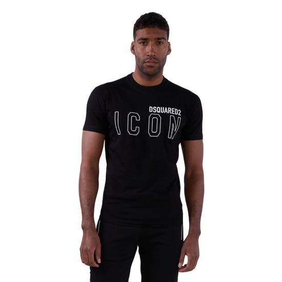 Dsquared2 Icon Outline Logo Zwart T-shirt - Image 5