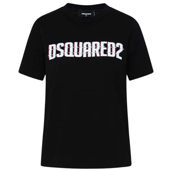 Dsquared2 T-shirt Met Logo-opdruk En Ronde Hals, Zwart - Image 1