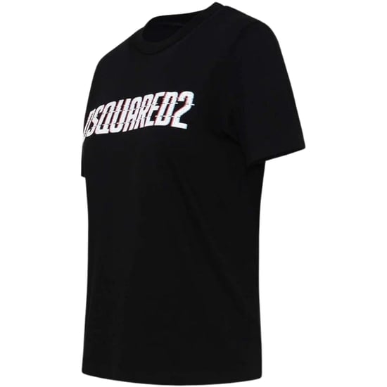 Dsquared2 T-shirt Met Logo-opdruk En Ronde Hals, Zwart - Image 3