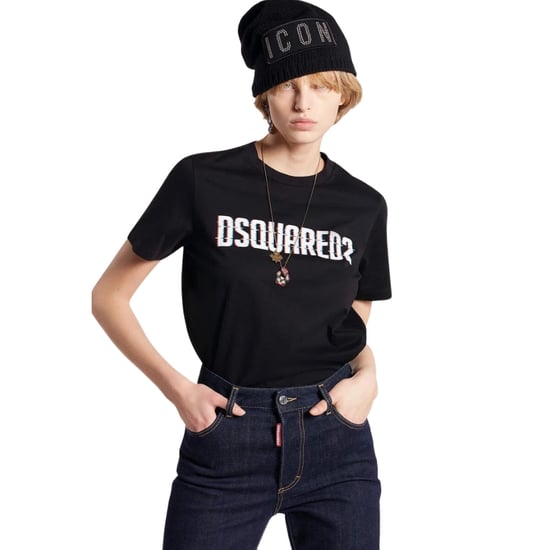 Dsquared2 T-shirt Met Logo-opdruk En Ronde Hals, Zwart - Image 5