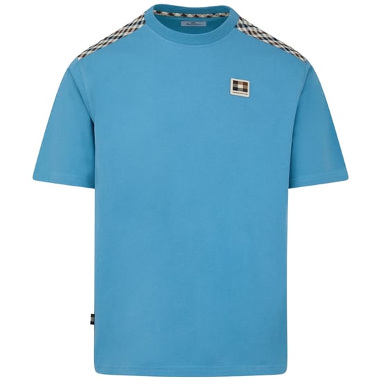Aquascutum Active Insert Lamina Avio Blue T-shirt - Image 1