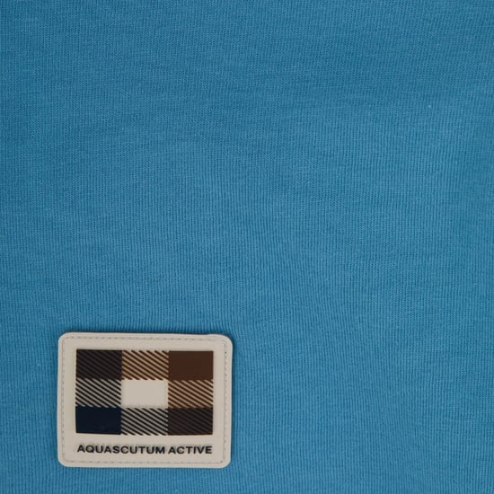 Aquascutum Active Insert Lamina Avio Blue T-shirt - Image 3