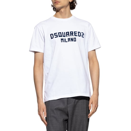 Dsquared2 Milano Logo Cool Fit Wit T-shirt - Image 2