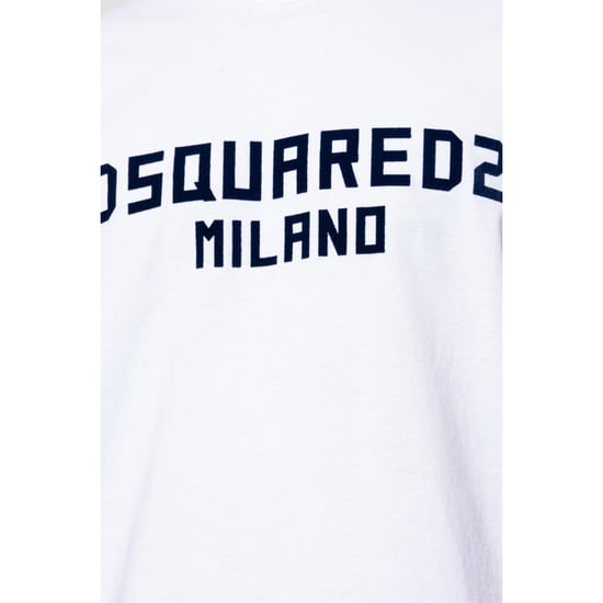 Dsquared2 Milano Logo Cool Fit Wit T-shirt - Image 4