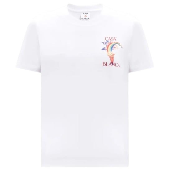 Casablanca Bedrukt, Aansluitend T-shirt Voor Natuurdocenten, Wit - Image 1