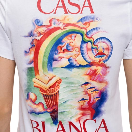 Casablanca Bedrukt, Aansluitend T-shirt Voor Natuurdocenten, Wit - Image 4