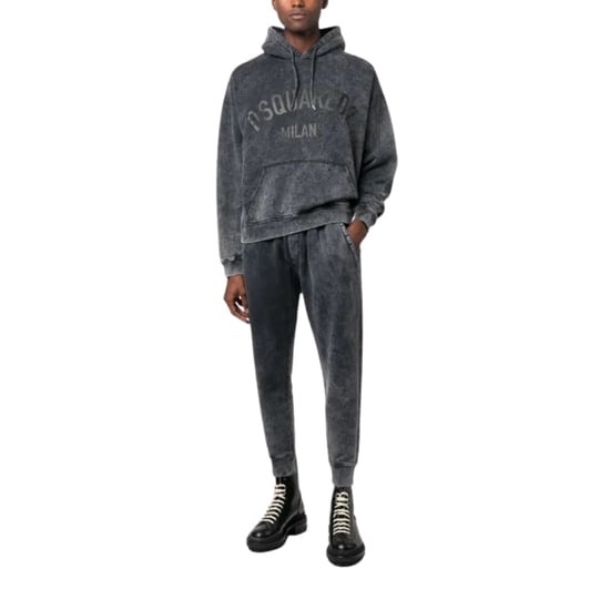 Dsquared2 Milano Destroyed Faded Look Grijze Hoodie - Image 6