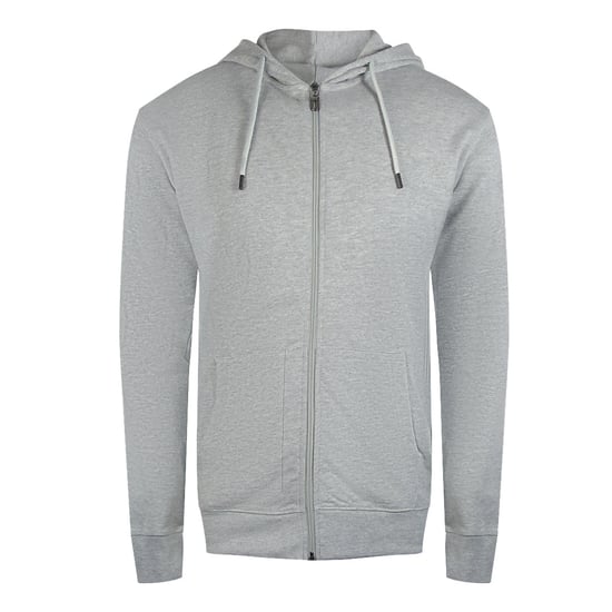 Cavalli Class Hoodie Met Opvallend Bloemenlogo In Grijs Met Ritssluiting - Image 1