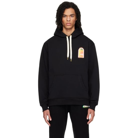 Casablanca Gradient Arch Logo Zwarte Hoodie - Image 3