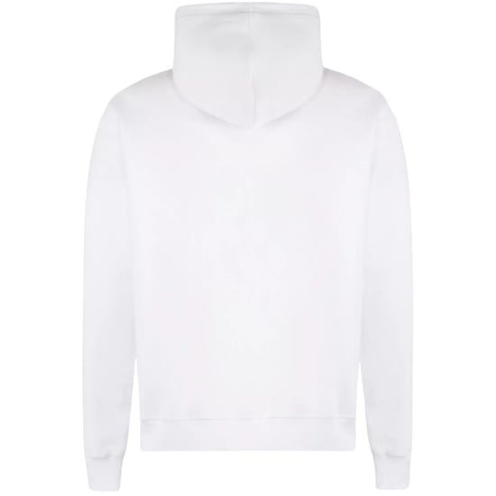 Dsquared2 Monotone Maple Leaf Logo White Hoodie - Image 2