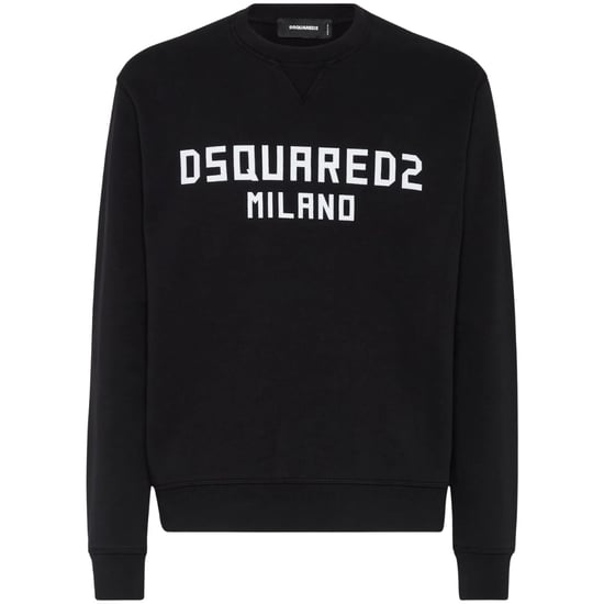 Dsquared2 Cool Fit Milano Crew Neck Zwarte Sweatshirt - Image 1