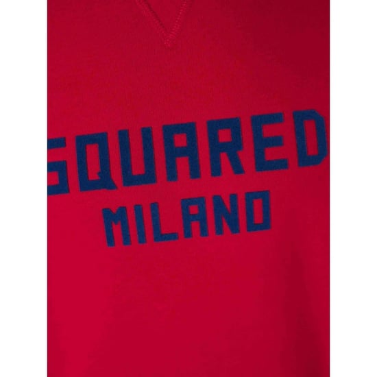 Dsquared2 Cool Fit Milano Trui Met Ronde Hals, Rood - Image 3
