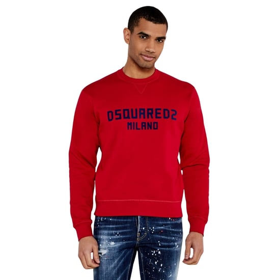 Dsquared2 Cool Fit Milano Trui Met Ronde Hals, Rood - Image 4