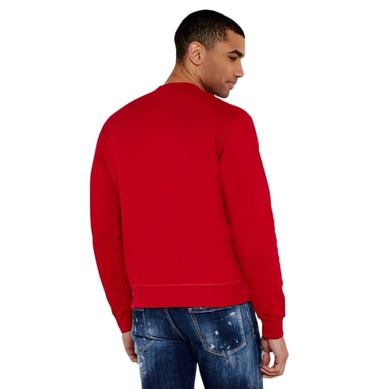 Dsquared2 Cool Fit Milano Trui Met Ronde Hals, Rood - Image 5