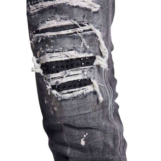 Dsquared2 Super Twinky Jean Black Diamond Destroyed Wash Zwarte Jeans - Image 5