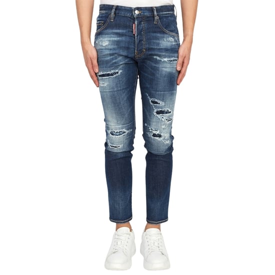 Dsquared2 Skater Jean Destroyed Reinforced Denim Blauwe Jeans - Image 2