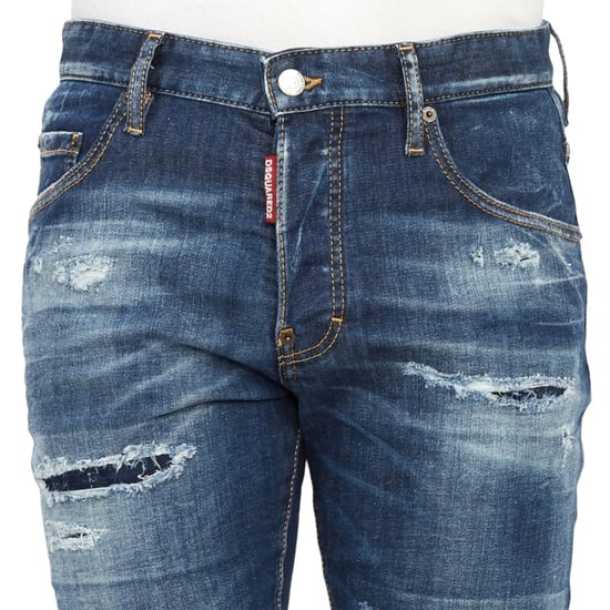 Dsquared2 Skater Jean Destroyed Reinforced Denim Blauwe Jeans - Image 6