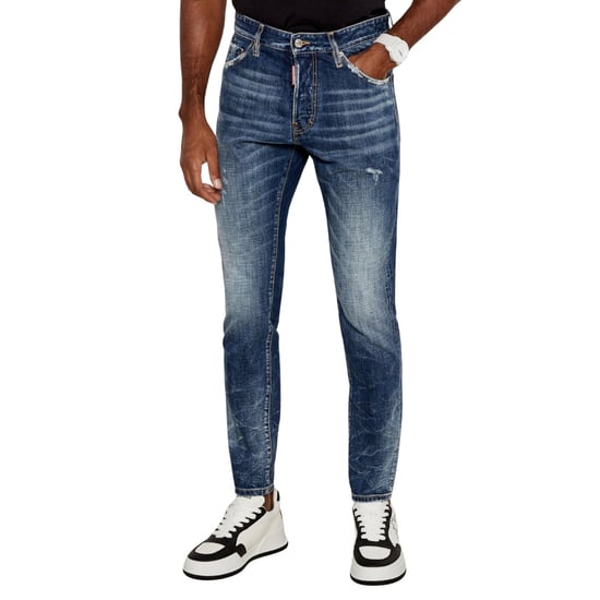 Dsquared2 Medium Reflective Lake Wash Cool Guy Jeans Marineblauw - Image 3