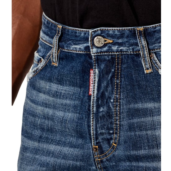 Dsquared2 Medium Reflective Lake Wash Cool Guy Jeans Marineblauw - Image 6