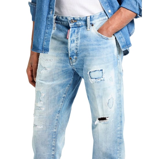 Dsquared2 Cool Guy Jeans Destroyed Wash Lichtblauwe Jeans - Image 4