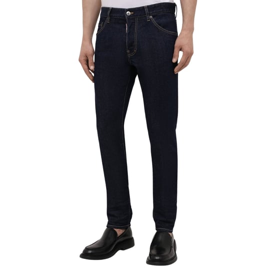 Dsquared2 Cool Guy Jeans Icon Print Pocket Donkerblauwe Jeans - Image 2
