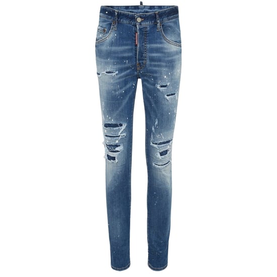 Dsquared2 Skater Jeans Met Destroyed Paint Effect, Blauwe Jeans - Image 1