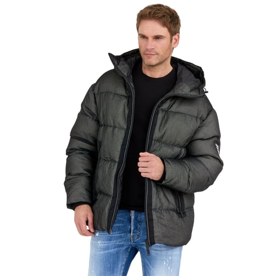 Dsquared2 Faded Black Puffer Down Jacket - Image 4