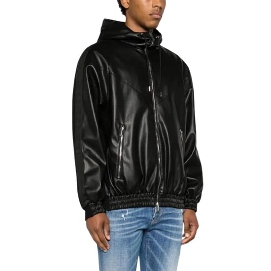 Dsquared2 Contrast Hooded Black Jacket - Image 2
