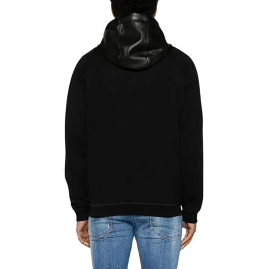 Dsquared2 Contrast Hooded Black Jacket - Image 3