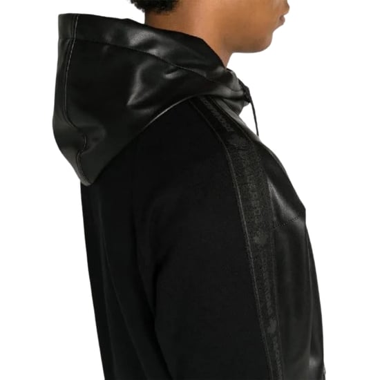 Dsquared2 Contrast Hooded Black Jacket - Image 4