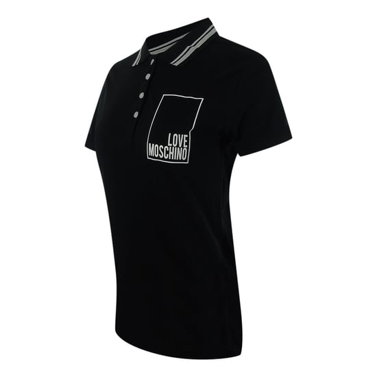 Love Moschino Small Box Logo Zwarte Poloshirt - Image 1