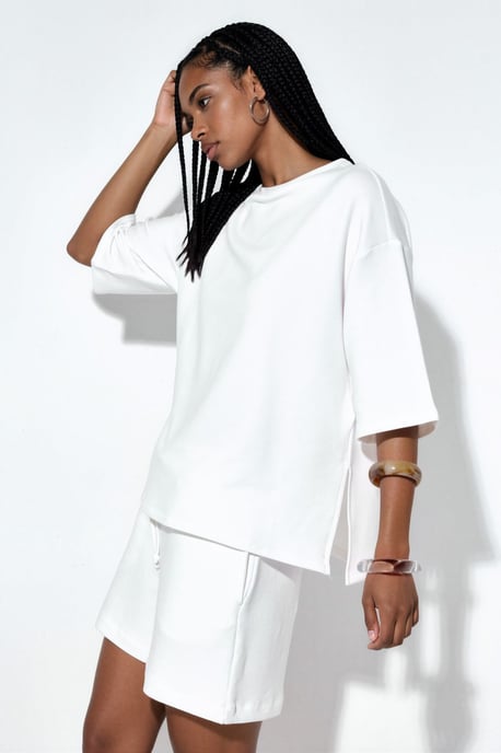 Dames Losse Crewneck T-shirt - Image 2