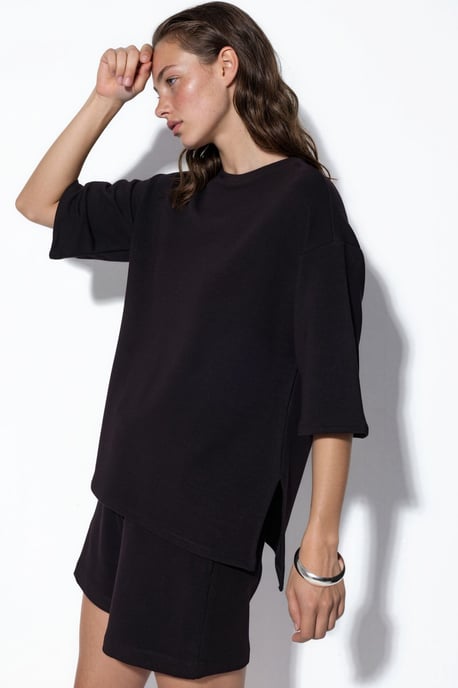 Dames Losse Crew Neck T-shirt - Image 2