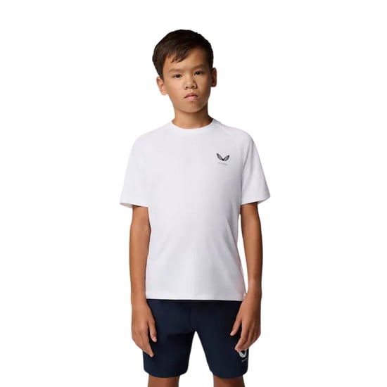 Castore Kinderen/Kinderen Logo Regular T-shirt (Briljant wit) - Image 1