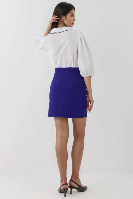 Hoge Taille Mini A-Lijn Rok - Image 4