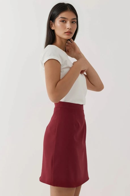 Hoge Taille Mini A-Lijn Rok - Image 2