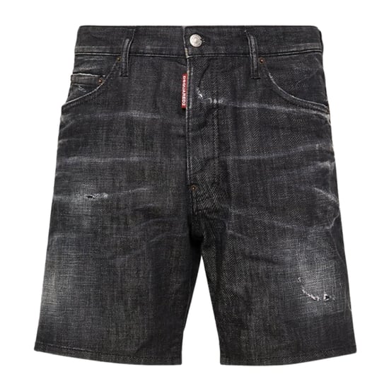 Dsquared2 Marine Bermuda Denim Zwarte Shorts - Image 1