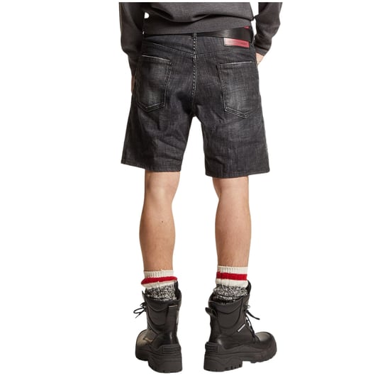 Dsquared2 Marine Bermuda Denim Zwarte Shorts - Image 4