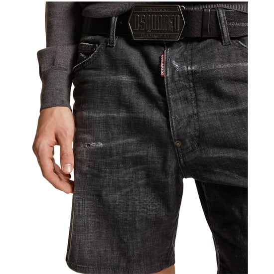 Dsquared2 Marine Bermuda Denim Zwarte Shorts - Image 5